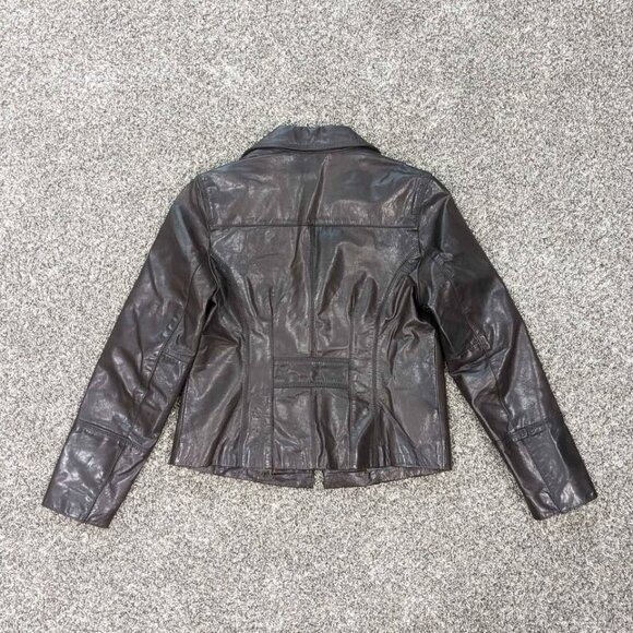 Wilsons Leather Vintage Jacket Size Medium Brown - Picture 2 of 10